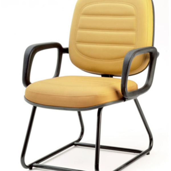 Cadeira Para Escritório Para Obesos Até 150kg Amarelo