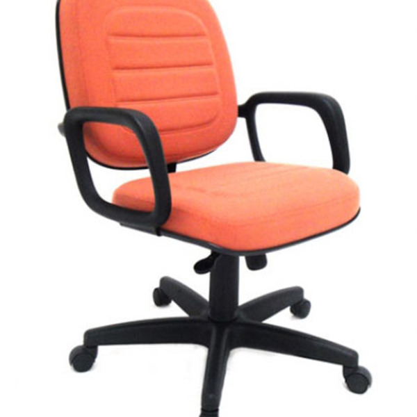 Cadeira Para Escritório Para Obesos Até 150kg Laranja