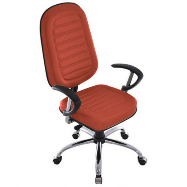 Cadeira Para Escritório Presidente Gomada Linha Blenda Vermel