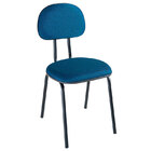 Cadeira Para Escritório Sem Braços 906-unimóvel - Azul / Preto