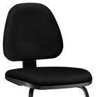 Cadeira Para Escritório Sky L02 Fixa Couro Sintético Preto -