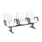 Cadeira Para Igrejas Evangélicas Em Longarina Com 03 Lugares