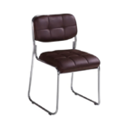 Cadeira Para Interlocutor De Espera E Recepção Estofada Denve