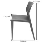 Cadeira Para Jardim 79,8cmx47cm Serelepe Preto