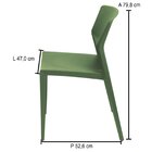 Cadeira Para Jardim 79,8cmx47cm Serelepe Verde Alecrim