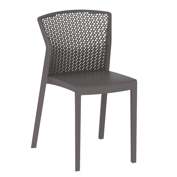 Cadeira Para Jardim 79cm Peti Grifit Cinza Mushroom