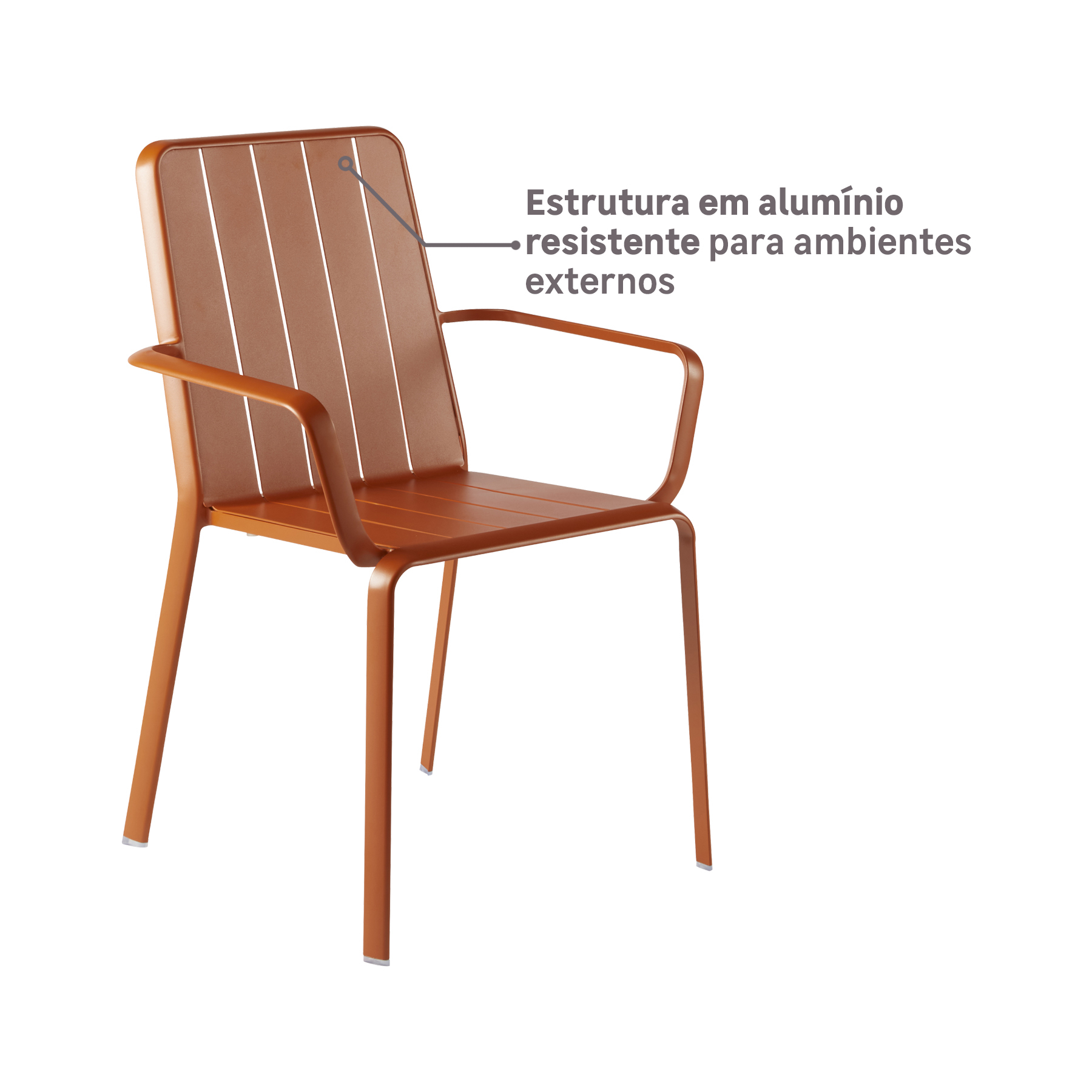 Cadeira para Jardim Idaho Naterial