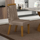 Cadeira Para Mesa De Jantar 2 Unidades Ágata Mdf - Leifer