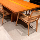 Cadeira Para Mesa De Jantar Adele 44cm Madeira Maciça Com Bra