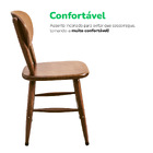 Cadeira Para Mesa De Jantar De Madeira Maciça Avulsa