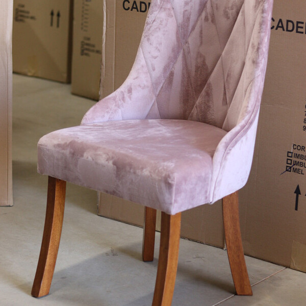 Cadeira Para Mesa De Jantar Estofada - Lara - Art Salas