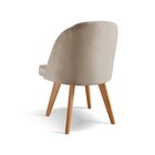 Cadeira Para Mesa De Jantar Lua Estabilidade E Segurança Bege