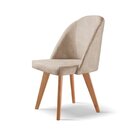 Cadeira Para Mesa De Jantar Lua Estabilidade E Segurança Bege