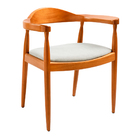 Cadeira Para Mesa De Jantar Mady 64cm Madeira Maciça Com Braç