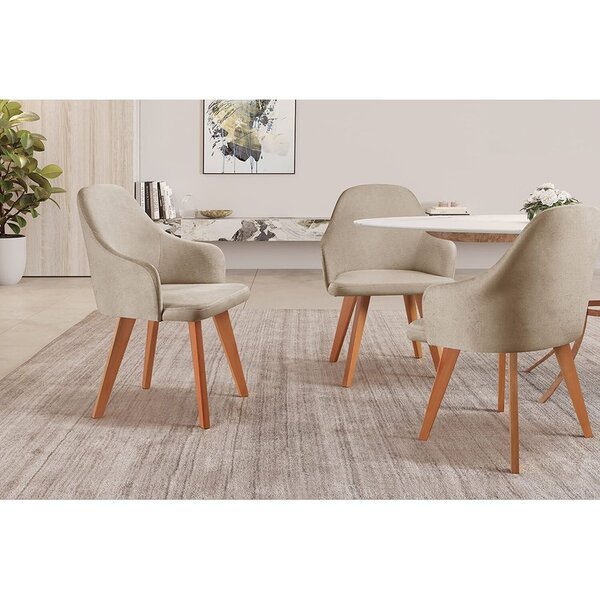 Cadeira Para Mesa De Jantar Manuela Bege