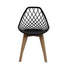 Cadeira Para Mesa Sala Cozinha Jantar Kaila Base Wood Pretas