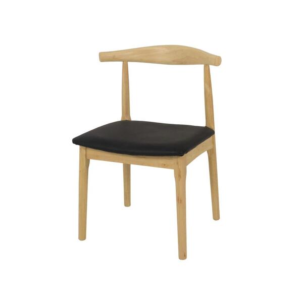 Cadeira Para Mesa Sala De Jantar Assento Estofado Base Madeir