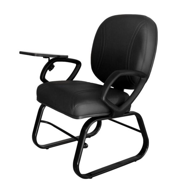 Cadeira Para Obesos Até 200 Kg Universitária Linha Fat Preto