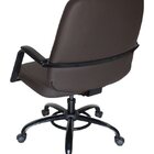 Cadeira Para Obesos Até 200kg Linha Obeso Marrom Preto