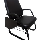 Cadeira Para Obesos Até 200kg Universitária  Linha Obeso Preto