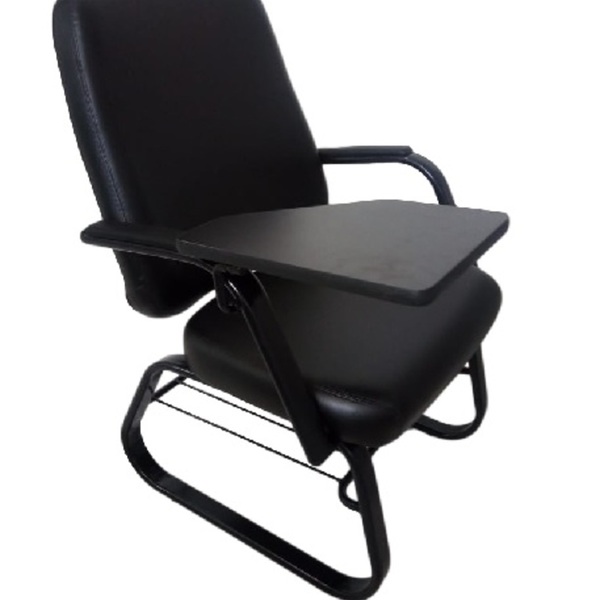 Cadeira Para Obesos Até 200kg Universitária  Linha Obeso Preto