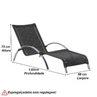 Cadeira Para Piscina Em Alumínio Para Tomar Sol E Praia Trama