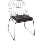 Cadeira Para Sala De Estar Atenas Em Aço Preto