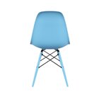 Cadeira Para Sala De Estar Eames Pp Dsw Inj Azul Claro