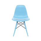 Cadeira Para Sala De Estar Eames Pp Dsw Inj Azul Claro