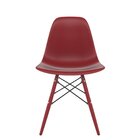Cadeira Para Sala De Estar Eames Pp Dsw Inj Vermelho Falu