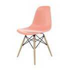 Cadeira Para Sala De Estar Eames Pp Dsw Opala Rosa