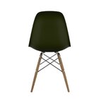 Cadeira Para Sala De Estar Eames Pp Dsw Verde Musgo