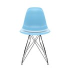 Cadeira Para Sala De Estar Eames Pp Eiffel Azul Claro