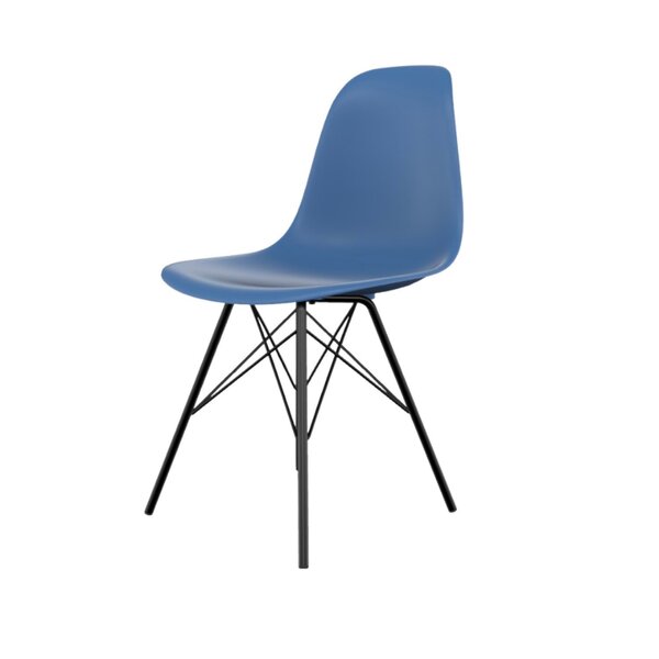 Cadeira Para Sala De Estar Eames Pp Tower Azul Zimbro