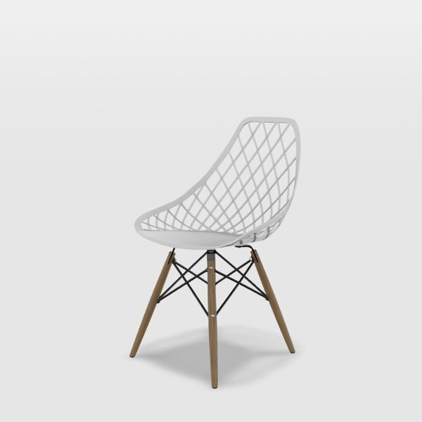 Cadeira Para Sala De Estar Kayla Dsw Branca