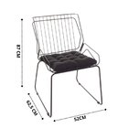 Cadeira Para Sala De Estar Memphis Preto