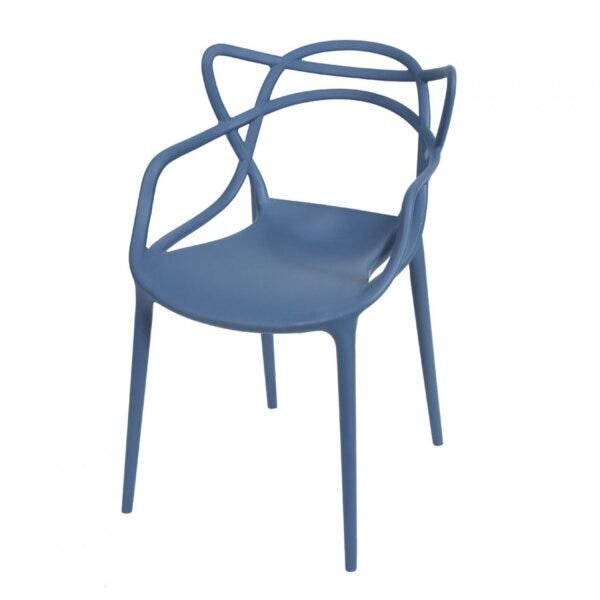 Cadeira Para Sala De Estar Solna  Azul Petróleo