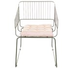 Cadeira Para Sala De Estar Texas Decorativa Verde Oliva/bege