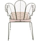 Cadeira Para Sala De Estar Vegas Decorativa Verde Oliva/bege