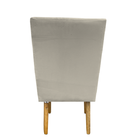 Cadeira Para Sala De Jantar Ana Pés Palito Suede Bege - D'cla