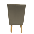 Cadeira Para Sala De Jantar Ana Pés Palito Suede Marrom Rato