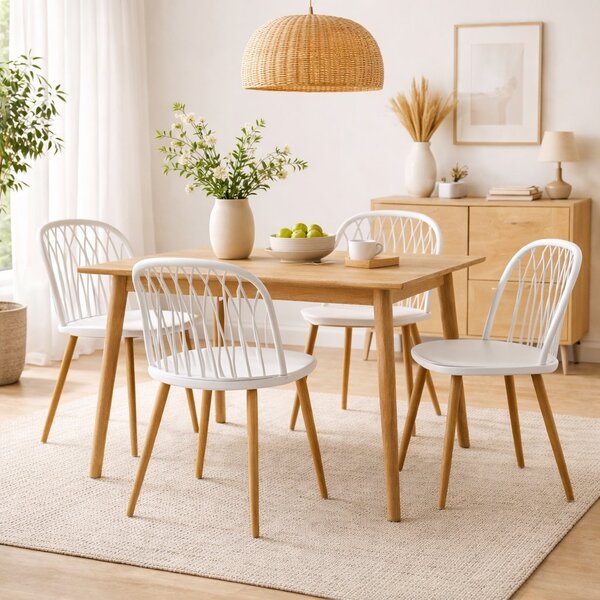 Cadeira Para Sala De Jantar Ariane  Nude