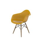 Cadeira Para Sala De Jantar Arm Dsw Amarelo Lumi