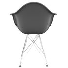 Cadeira Para Sala De Jantar Arm Eiffel Cinza Brasão