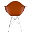 Cadeira Para Sala De Jantar Arm Eiffel Tangerina