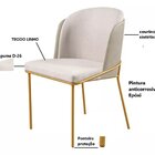 Cadeira Para Sala De Jantar Aurora Bege/pérola