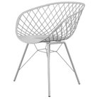 Cadeira Para Sala De Jantar Ayla Steel Branco