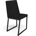 Cadeira Para Sala De Jantar Base Aço Industrial Preto Dafne L