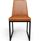 Cadeira Para Sala De Jantar Base Aço Industrial Preto Dafne L