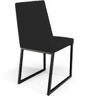 Cadeira Para Sala De Jantar Base Aço Industrial Preto Dafne L